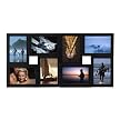 Dimensional Collage Frame with 8 Windows - Black (4x6")