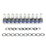 SODIAL(R)10個入り12ミリメートルキースイッチロータリーエンコーダスイッチ