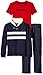 Nautica Boys' Three Piece Fleece Set with Sherpa Collar Jacket and Pant