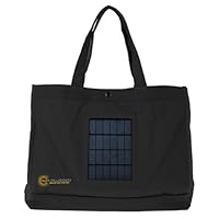 Sun-Plugged Solar Tote Bag (Black)