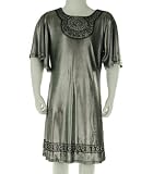Nicole Miller New York Border Short Sleeve Dress