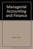 Managerial accounting and finance