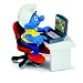 Super Smurf with Laptop
