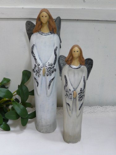 Kleine Weihnachten Deko Keramik Figur ENGEL