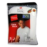 Hanes - Mens Big And Tall 3 Pack Crewneck Tees, White