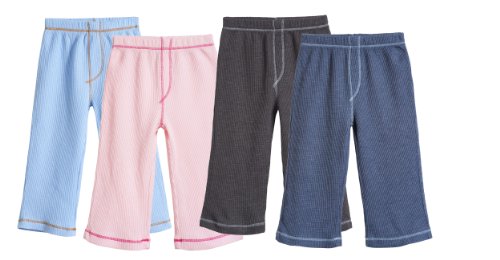 City Threads Little Boys' Soft Thermal Contrast Pull-Up Pant