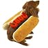 Casual Canine Hot Diggity Dog Costume Lg Ketchup $2.53