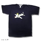 Pup King／パップキング Ｔシャツ（ネイビー）（M） : 奈良美智