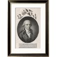 Jean-Baptiste-Pierre-Antoine de Monet de Lamarck French Naturalist Framed Art Poster Print, 24x32