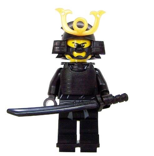 Samurai (Black) - miniBIGS Custom Ninjago Minifigure