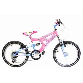 Hocus Pocus 18" Girls Dual Suspension Bike 6-8 Years