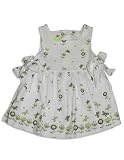 Snopea - Newborn and Infant Girls Sleeveless Dress, White (Size 9Months)