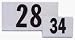 Sporting Goods : Water and Tear Resistant Competitor Numbers... Numbers 1-100 (Set of 2)