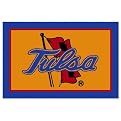 University of Tulsa Rug - Gold/ Blue (Rectangle)