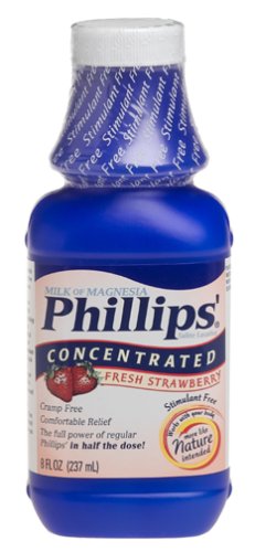 Childrens Toyshop  Health & Personal Care : Phillips' Concentrated Milk of Magnesia, Fresh Strawberry, 8-Ounce Bottles (Pack of 4)