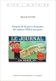 Revue Editions du CTHS  / L'argent de la presse française des années 1820 à nos jours