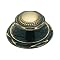 Amerock Traditional Classics Beaded Knobs with Back Plate 4-pk. - Antiqued Brass