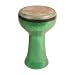 Fiberglass Doumbek, Green Sparkling