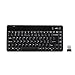 Perixx 10532 PERIBOARD-706PLUS Wireless Keyboard With Trackball, 2.4G, 14mm, 12.40