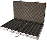 Aluminum Poker chip case - Holds 750 chips, 2 decks of cards and dice