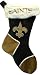 New Orleans Saints Plush Christmas Stocking