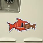 Miami Hurricanes Small Rival Fish Magnet