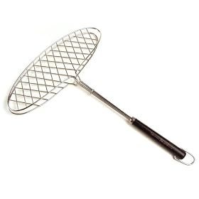 Steven Raichlen Best of Barbecue SR8065 Stainless Garlic Bread Griller from Barbecue Tools