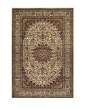 Amato Beige/Red 91 x 63 Area Rug