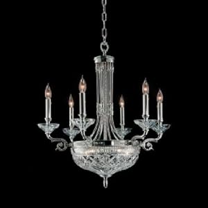Waterford Crystal Beaumont Chandelier 6 Arm-3 Candelabra Sockets-Pn by Waterford