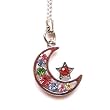 Cell Phone/ Camera / Bag/ Charm Strap Colorful Diamond Moon and Star