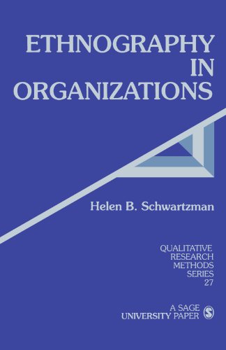 ethnography in organizations qualitative research methods