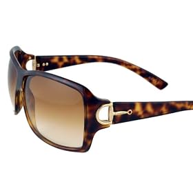 Gucci Sunglasses 2575 S 0V9M, Tortoise Frame  Brown Gradient Lenses