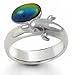 Magic Dolphin Band Mood Ring (Adjustable Size)