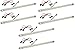 6 x Gold Stars T5128301-06 LED 12