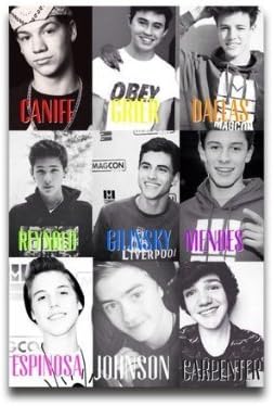 Decorative Posters 20 x 30 Inch Magcon Boys Design Custom Photo Poster Prints Size 50*75 Cm Wall Sticker