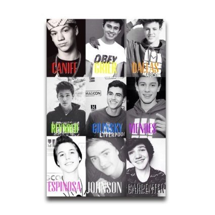 Decorative Posters 20 x 30 Inch Magcon Boys Design Custom Photo Poster Prints Size 50*75 Cm Wall Sticker