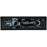 BOSS AUDIO MR1308UABK Marine Single-DIN MECH-LESS  Receiver, Bluetooth, Detachable Front Panel, Wireless Remote