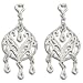 14kt White Gold Chandalier Earrings