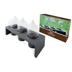 Garden Cloches with Rack