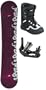 New 2006 Core 140 cm Silk Ladies Snowboard Package