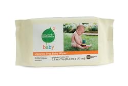 Seventh Generation Baby Wipe Travel Packs, Chlorine Free and Unscented, 36-Count Packs (Pack of 12) (432 Wipes)[Amazon Frustration-Free Packaging]