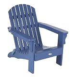 garden and patio furnitures item: Folding Adirondack Chair - Ocean Blue