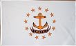 Rhode Island US State Flag - 3 foot by 5 foot Polyester (NEW)