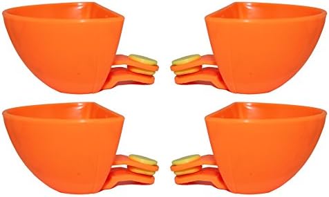 The Original Clip Dips 4 Pack of Clip-on Dipping Bowls