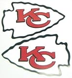 Kansas City Chiefs 12 Car Magnet (Set of 2)