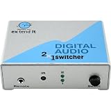 Digital Audio A/b Switch with Ir Remote