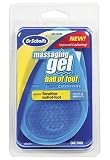 Dr. Scholl's Massaging Gel Ball of Foot Cushions, 1-Pair Packages (Pack of 4)
