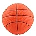 Dogloveit Rubber Basketball Squeaker Dog Toy,Orange,2.75
