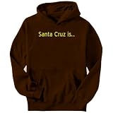 Santa Cruz Is Cities Mens Hoodie (Brown, Sizes X-Small - XXX-Large)