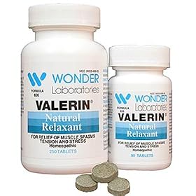 LEG CRAMPS, MUSCLE CRAMPS Natural Relaxant Valerin� - 340 Capsules #6062